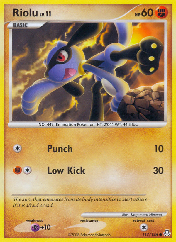 Riolu 117 Common card from Legends Awakened