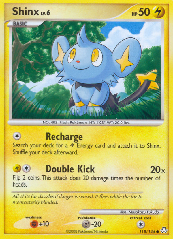 Shinx 118 Common card from Legends Awakened