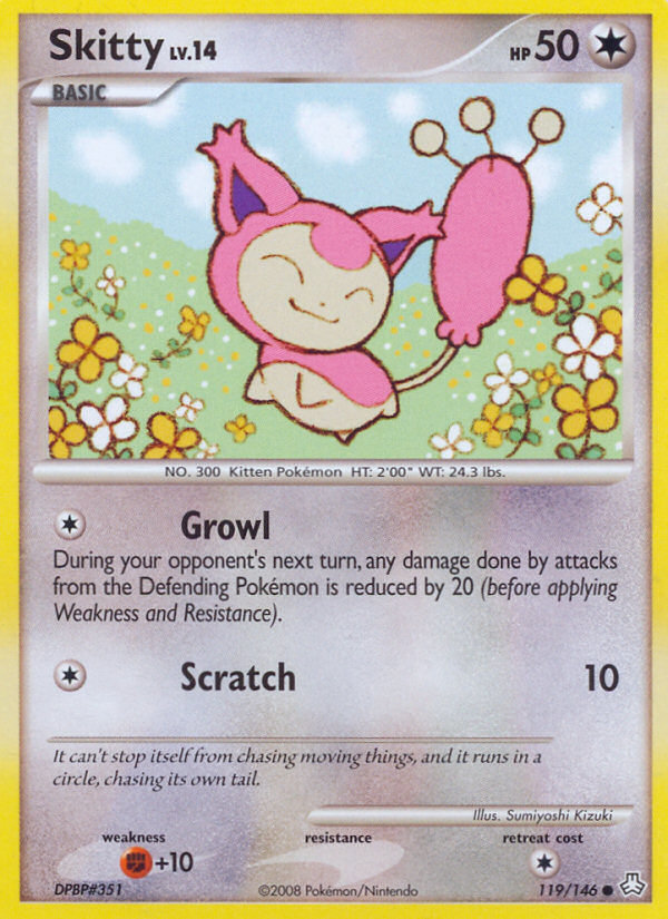 Skitty 119/146 Common card from Legends Awakened