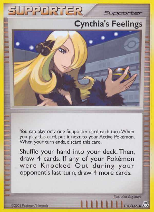 Cynthia's Feelings 131 Uncommon card from Legends Awakened