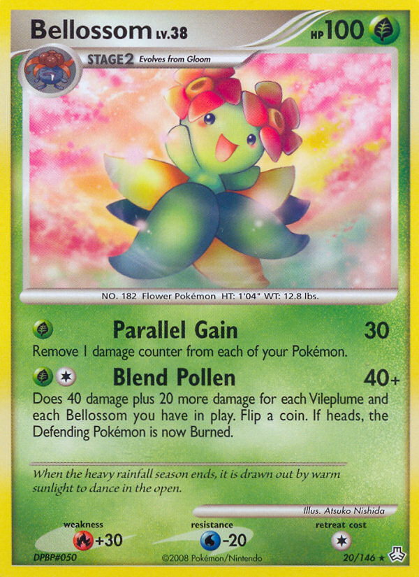 Bellossom 20/146 Rare card from Legends Awakened