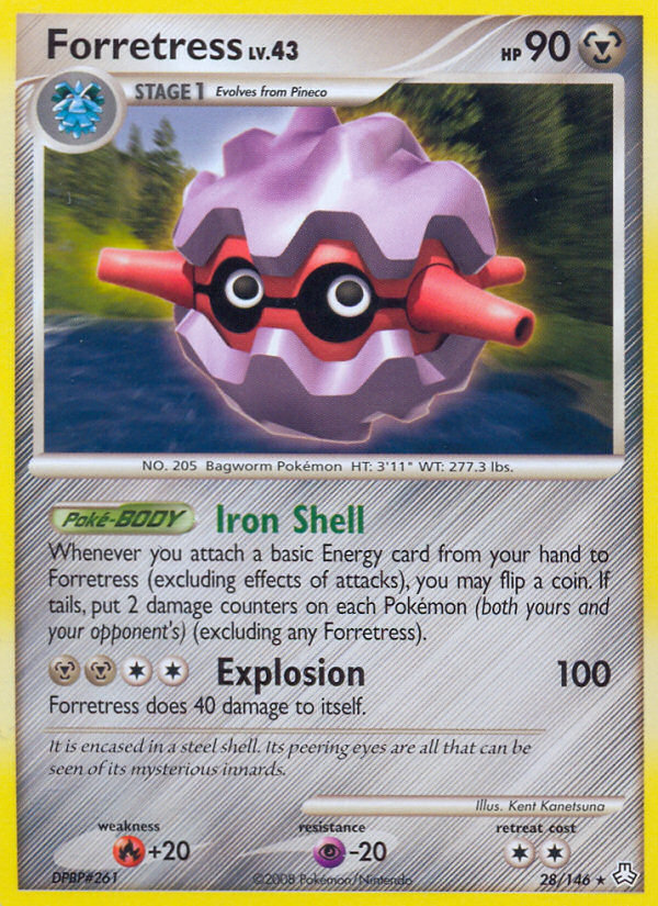 Forretress 28 Rare card from Legends Awakened
