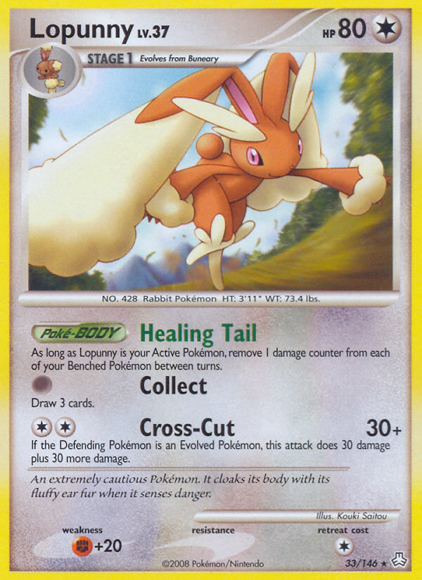 Lopunny 33/146 Rare card from Legends Awakened