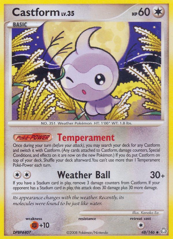 Castform 48/146 Uncommon card from Legends Awakened