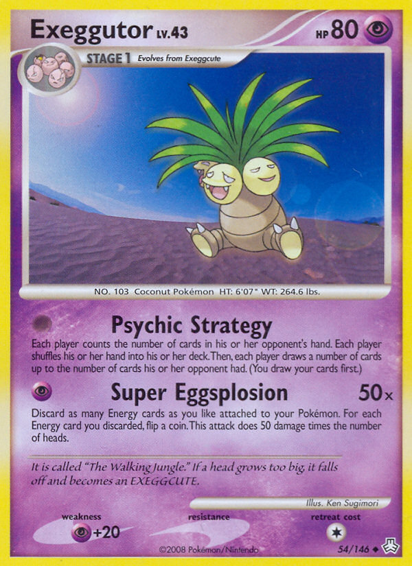 Exeggutor 54/146 Uncommon card from Legends Awakened