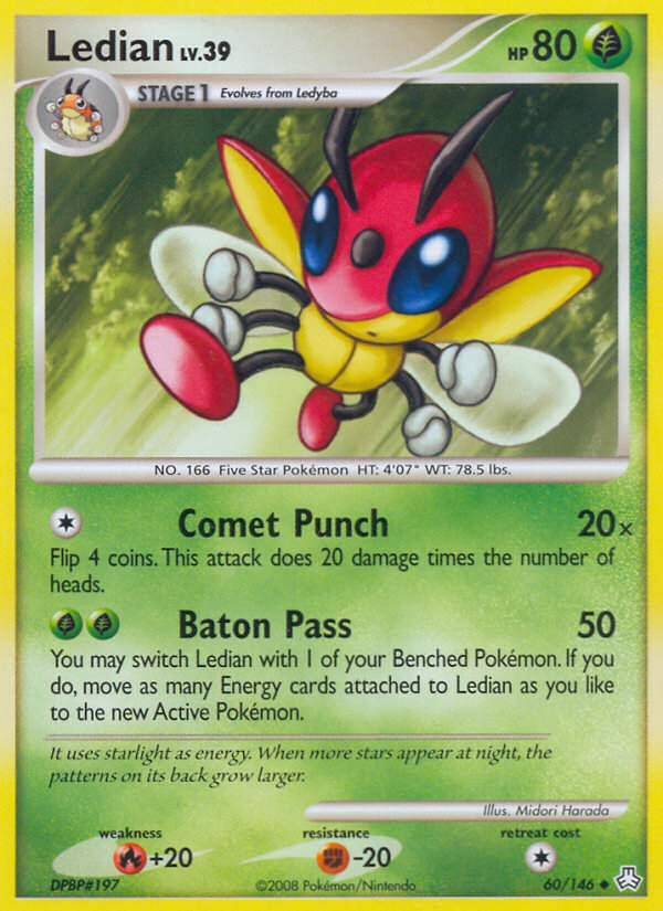 Ledian 60 Uncommon card from Legends Awakened