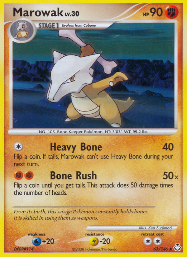 Marowak 63/146 Uncommon card from Legends Awakened