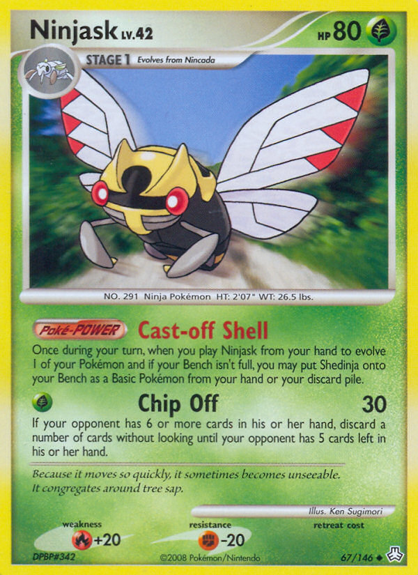 Ninjask 67 Uncommon card from Legends Awakened