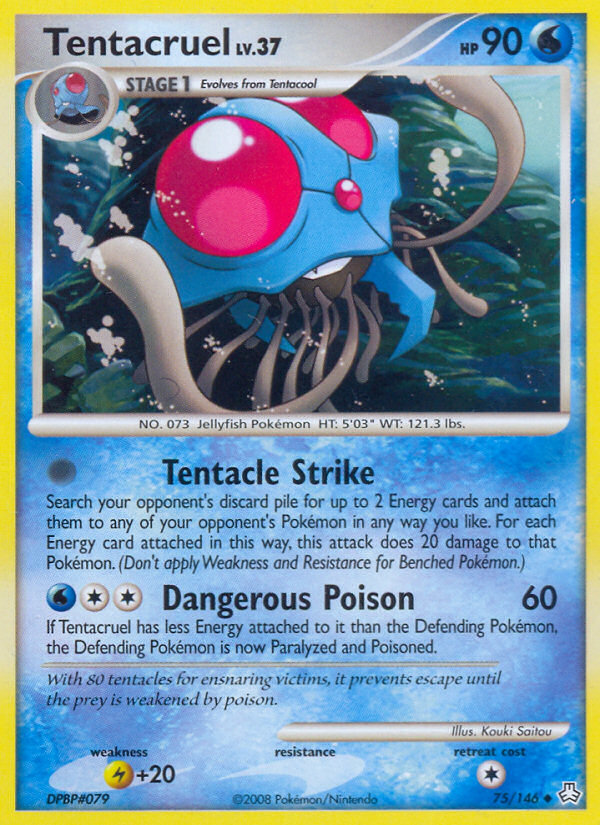 Tentacruel 75 Uncommon card from Legends Awakened