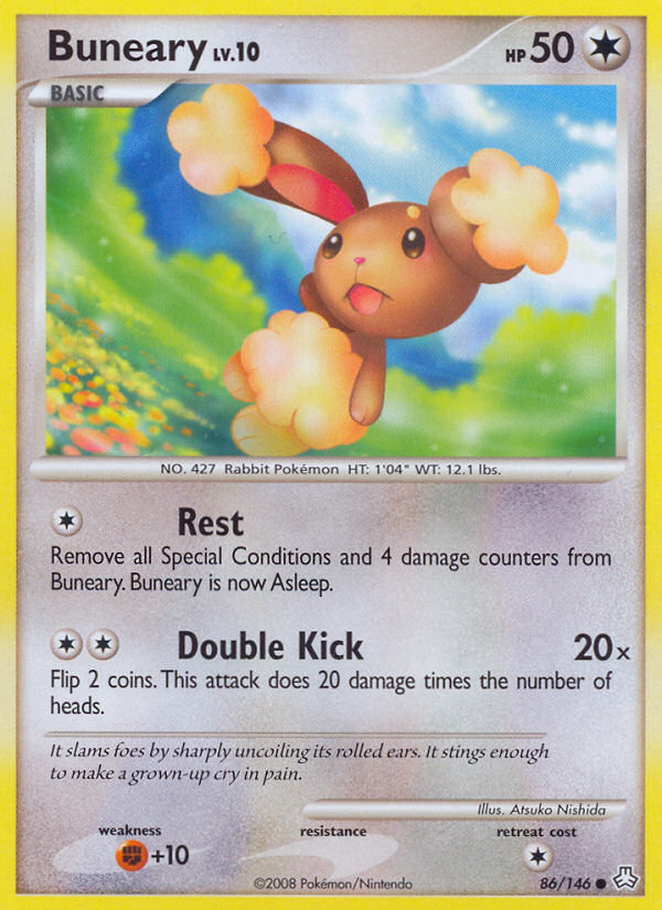 Buneary 86 Common card from Legends Awakened
