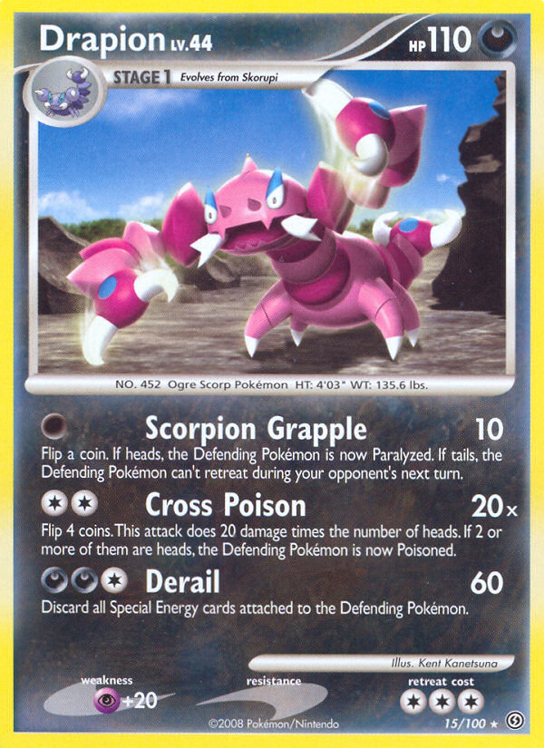Drapion 15 Rare card from Stormfront