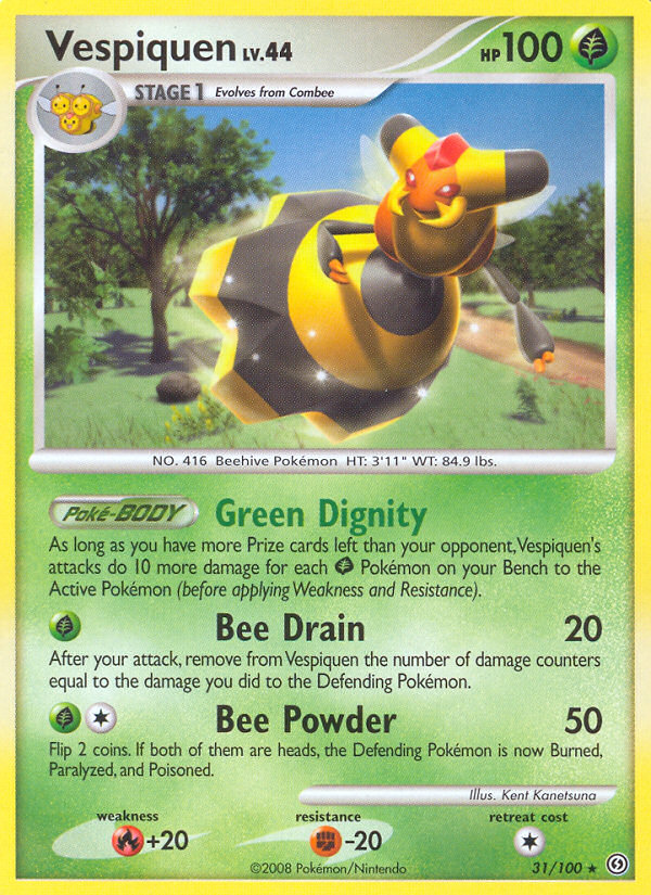 Vespiquen 31/100 Rare card from Stormfront
