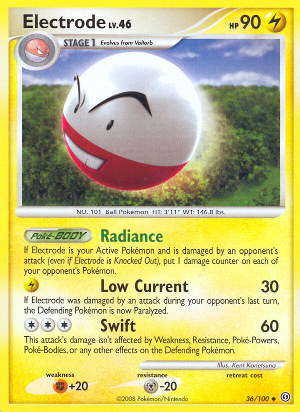 Electrode 36/100 Uncommon card from Stormfront