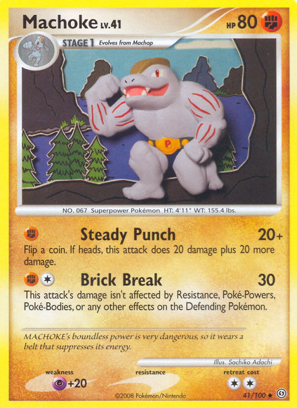 Machoke 41/100 Uncommon card from Stormfront