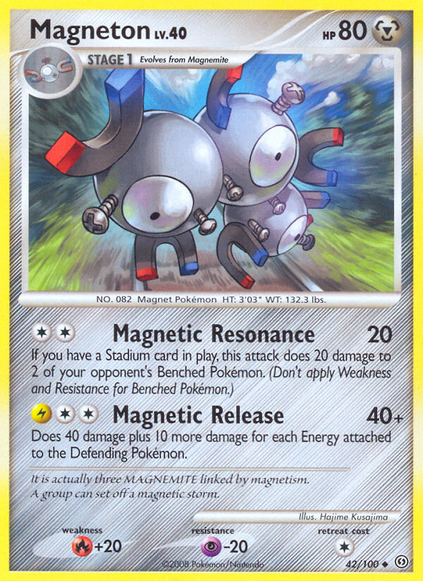 Magneton 42 Uncommon card from Stormfront
