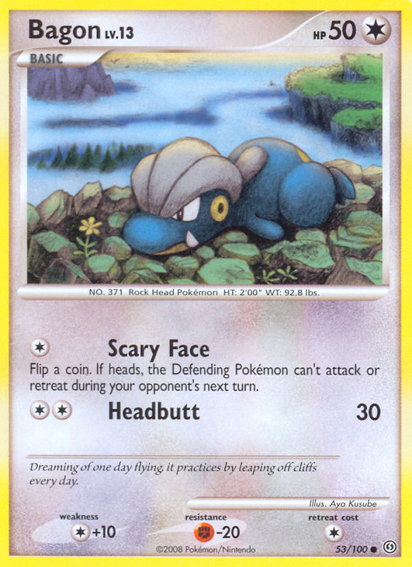 Bagon 53/100 Common card from Stormfront