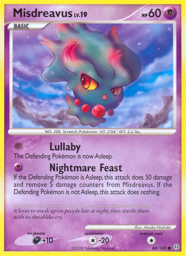 Misdreavus 68/100 Common card from Stormfront