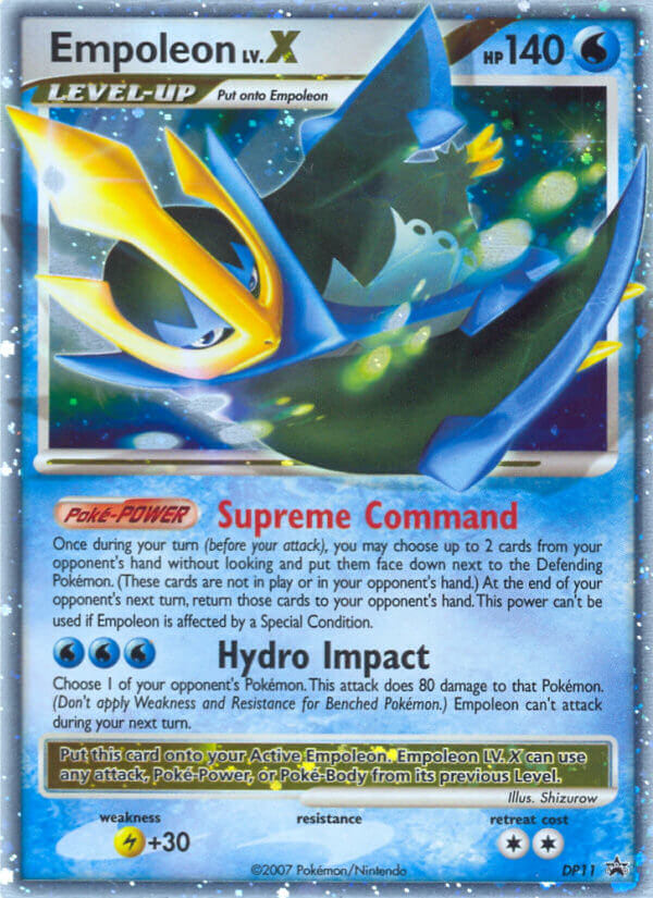 Empoleon LV.X DP11 Promo card from DP Black Star Promos
