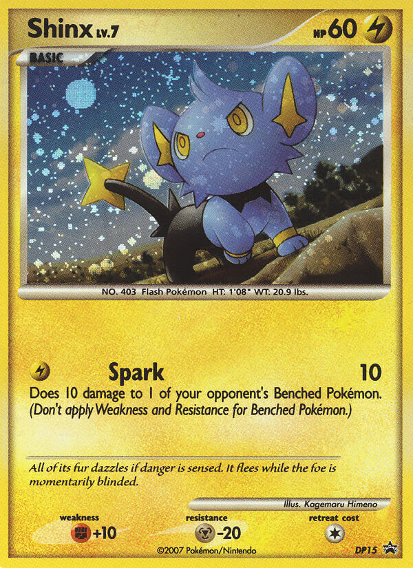 Shinx DP15/56 Promo card from DP Black Star Promos