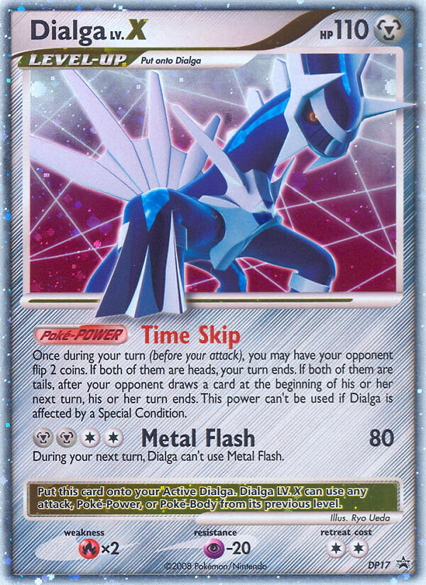 Dialga LV.X DP17 Promo card from DP Black Star Promos