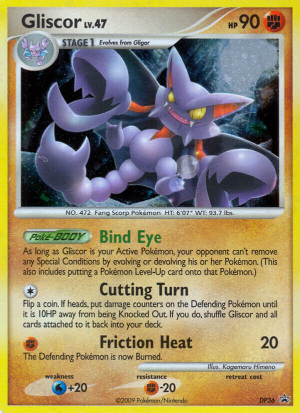 Gliscor DP36 Promo card from DP Black Star Promos