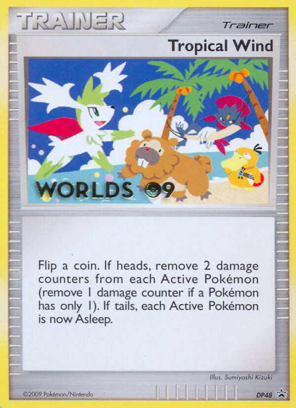 Tropical Wind DP48 Promo card from DP Black Star Promos