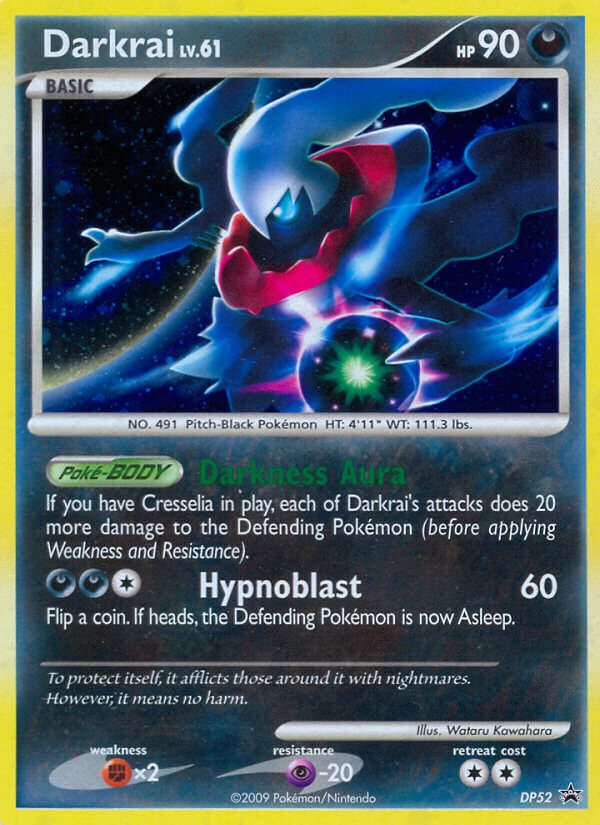 Darkrai DP52 Promo card from DP Black Star Promos