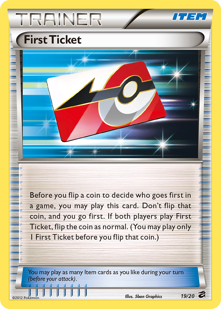 First Ticket 19 Pokemon card from Dragon Vault