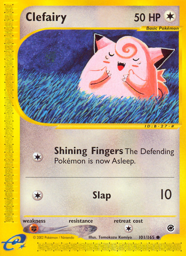 Clefairy 101/165 Common card from Expedition Base Set