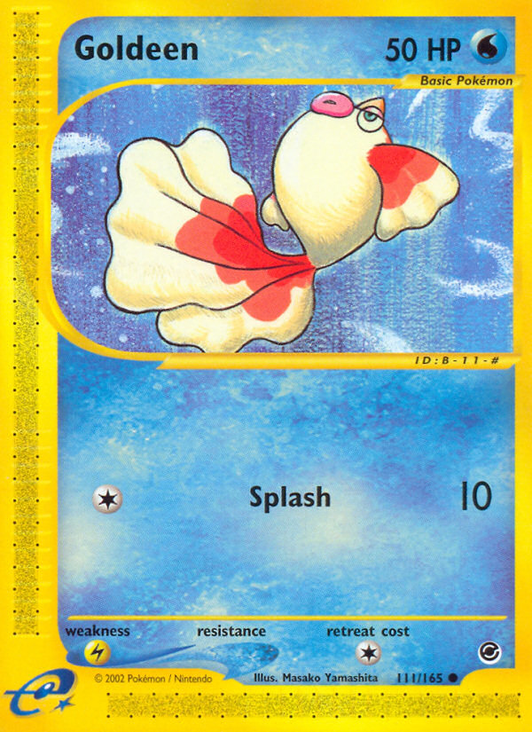 Goldeen 111 Common card from Expedition Base Set