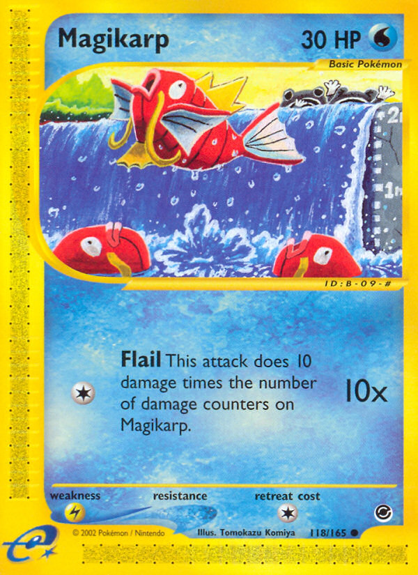 Magikarp 118 Common card from Expedition Base Set