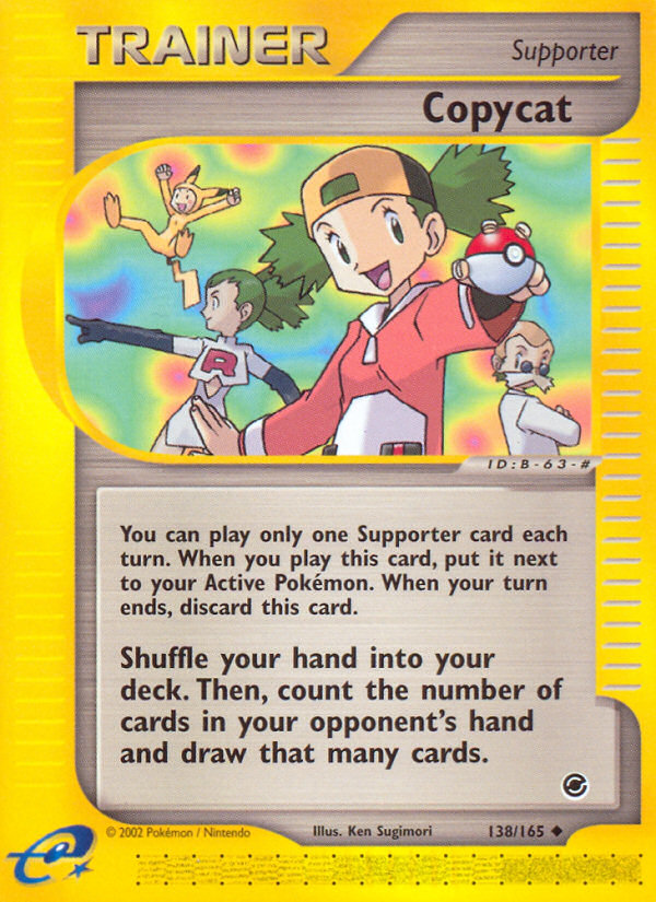 Copycat 138 Uncommon card from Expedition Base Set