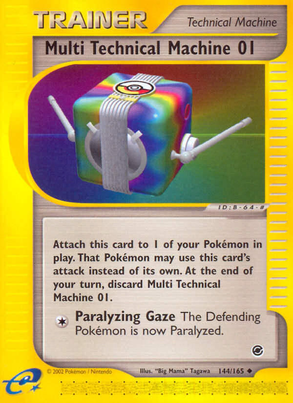 Multi Technical Machine 01 144 Uncommon card from Expedition Base Set