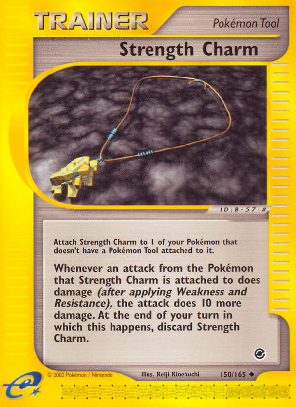 Strength Charm 150 Uncommon card from Expedition Base Set