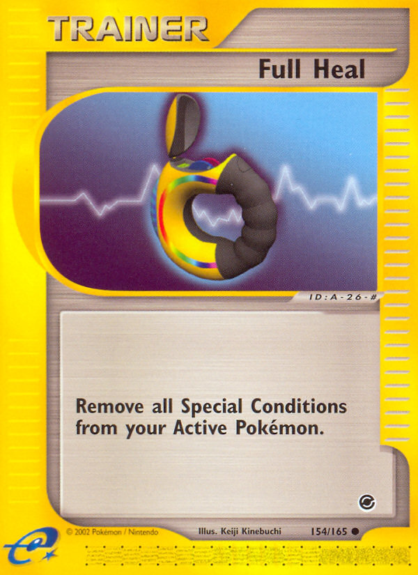 Full Heal 154/165 Common card from Expedition Base Set