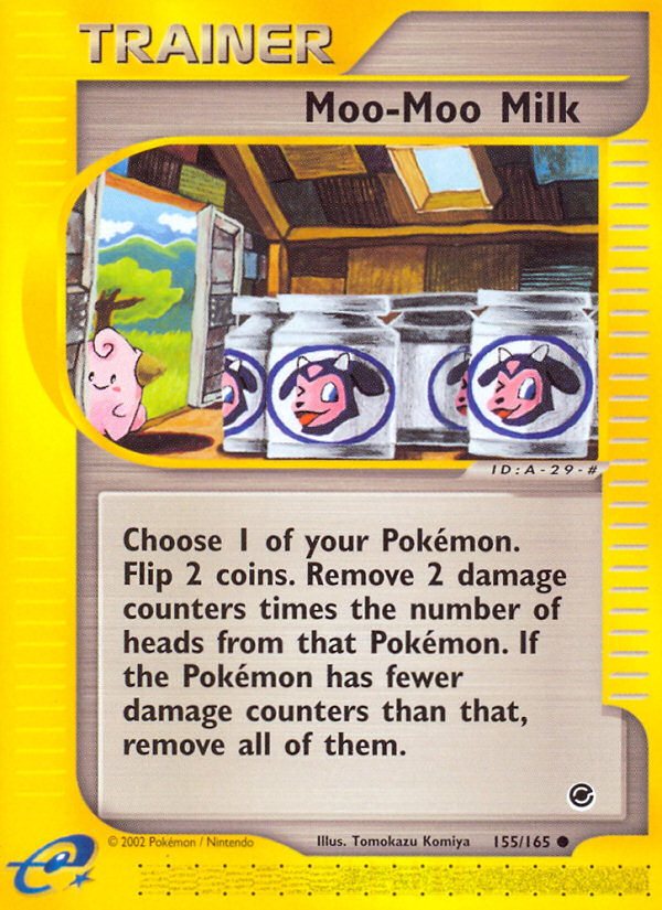 Moo-Moo Milk 155 Common card from Expedition Base Set