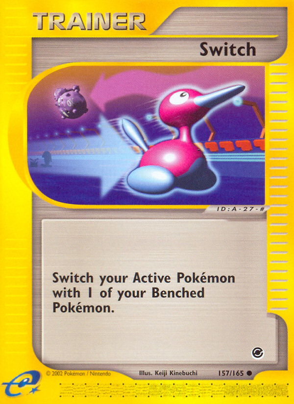 Switch 157 Common card from Expedition Base Set