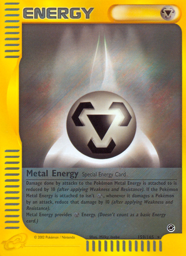 Metal Energy 159 Rare card from Expedition Base Set