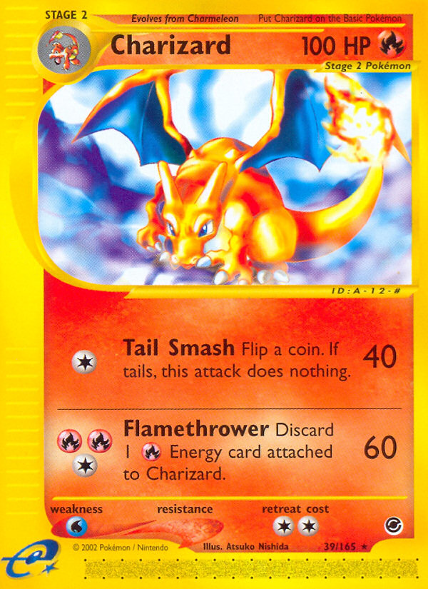 Charizard 39 Rare card from Expedition Base Set