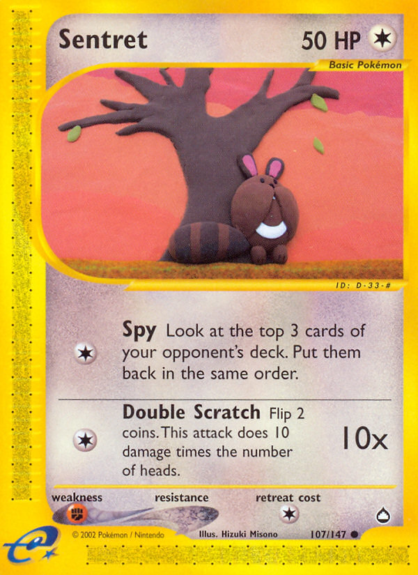 Sentret 107 Common card from Aquapolis