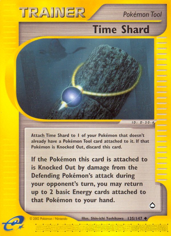 Time Shard 135 Uncommon card from Aquapolis