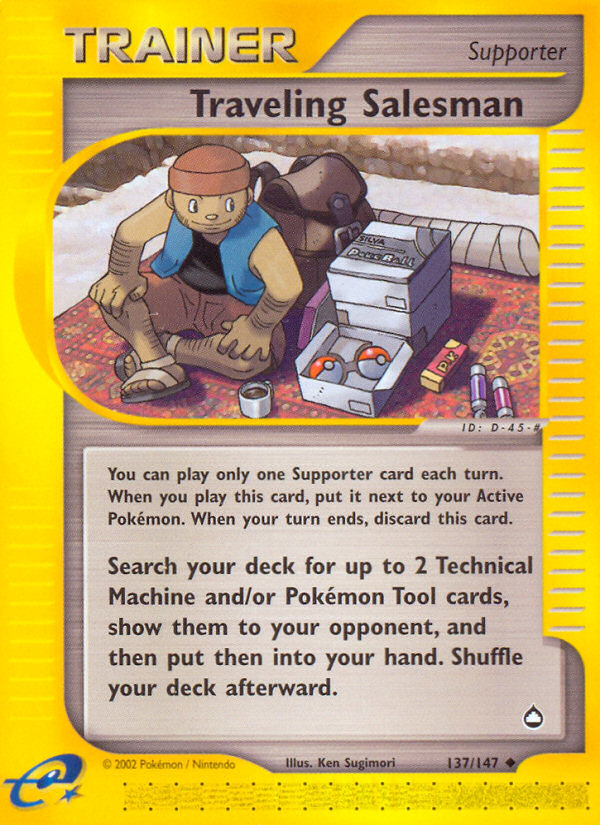 Traveling Salesman 137 Uncommon card from Aquapolis