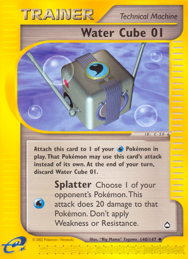 Water Cube 01 140 Uncommon card from Aquapolis
