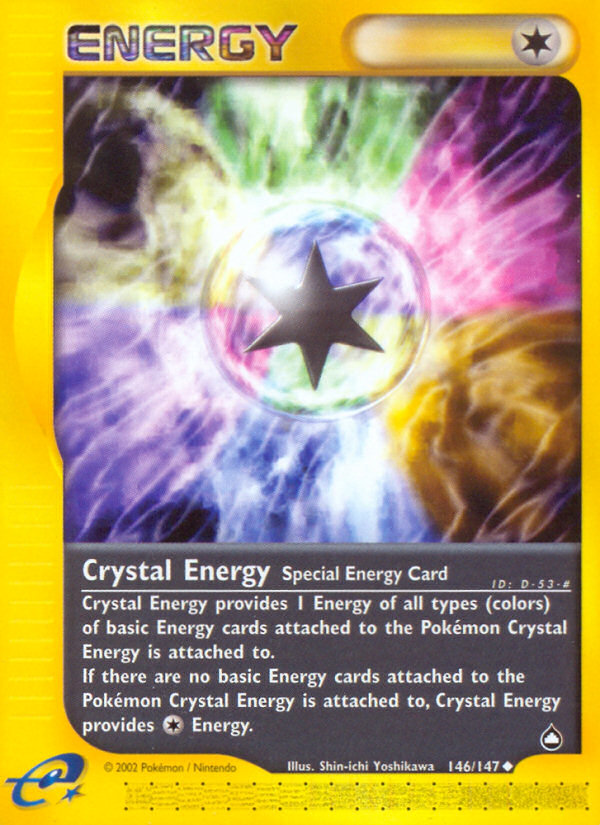 Crystal Energy 146 Uncommon card from Aquapolis
