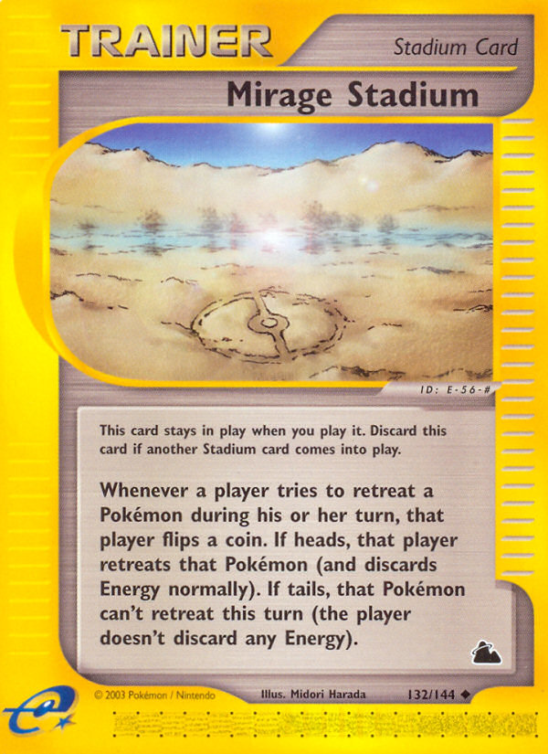 Mirage Stadium 132 Uncommon card from Skyridge