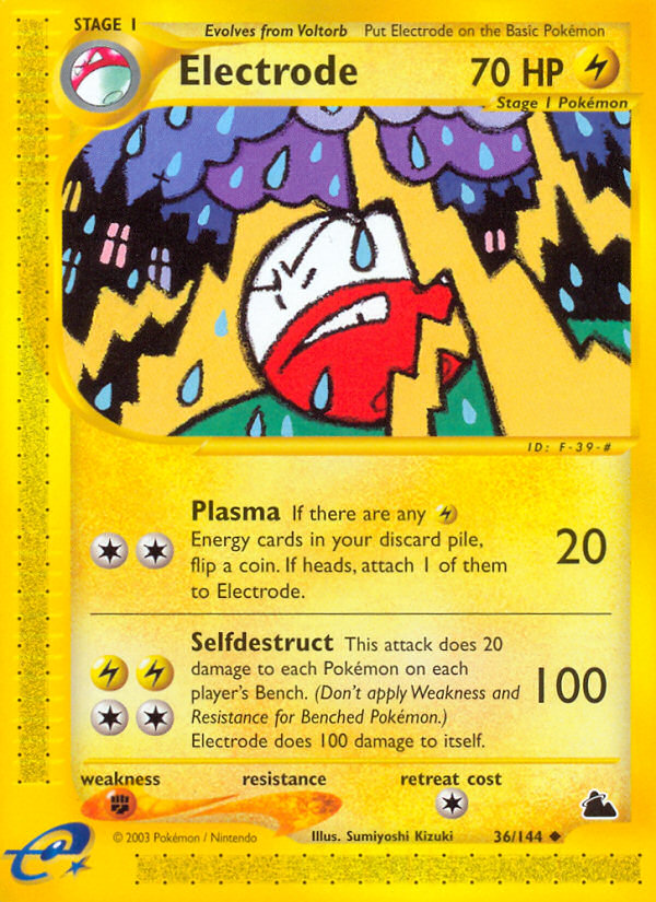 Electrode 36 Uncommon card from Skyridge