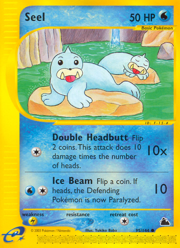 Seel 95 Common card from Skyridge