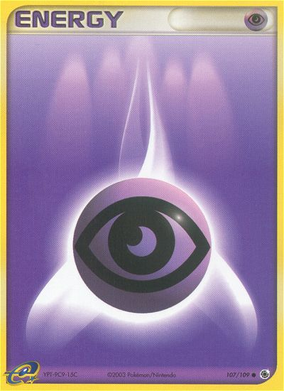 Psychic Energy 107 Common card from Ruby & Sapphire
