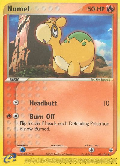 Numel 61 Common card from Ruby & Sapphire