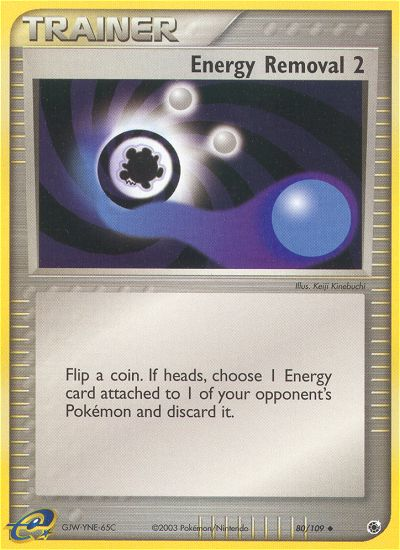 Energy Removal 2 80 Uncommon card from Ruby & Sapphire